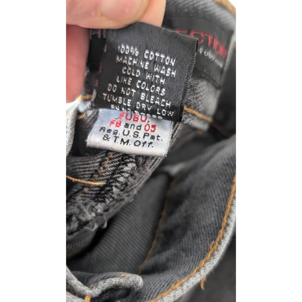 42x26  Fubu Baggy Carpenter Jeans Y2K 2000s Hip Hop Skater Streetwear Denim - Picture 7 of 16